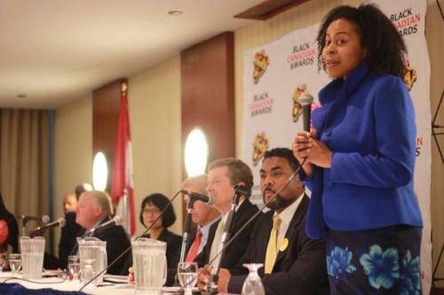 Mayoral candidates at a debate hosted by the Diversity Advancement Network at the Novotel in North York Centre, August 29, 2014. Photo courtesy of Black Canadian Awards.